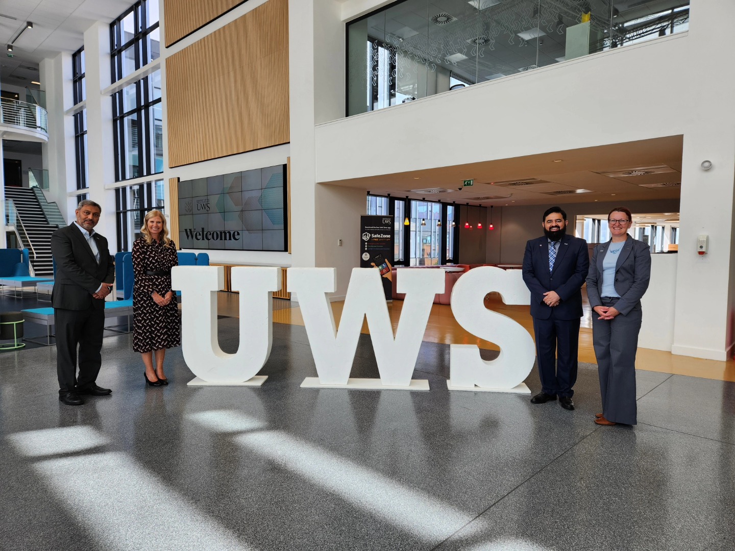 Visit  of University of the West of Scotland